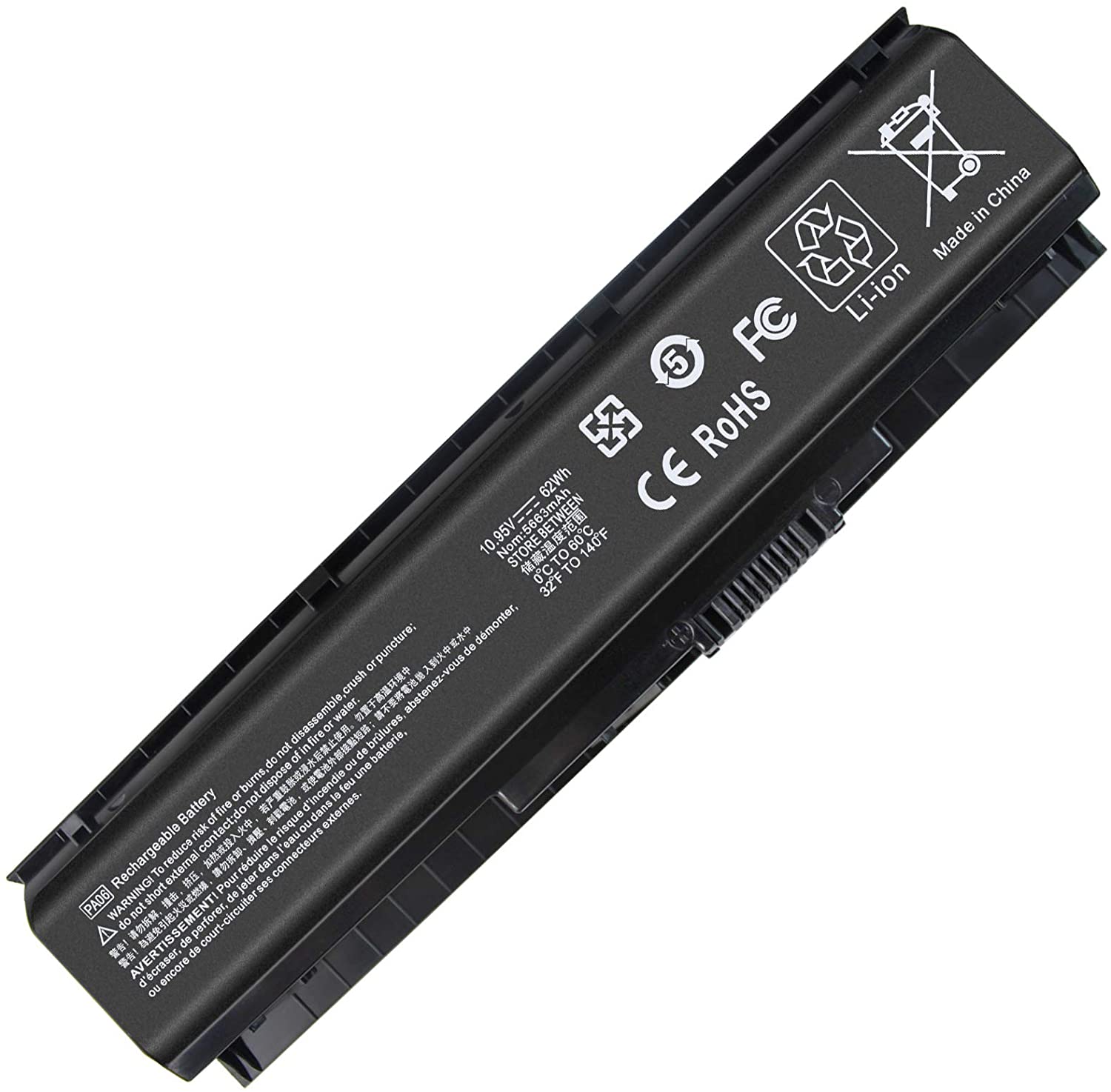 10.95V 62wh PA06 HSTNN-DB7K Laptop Battery compatible with HP Omen 17 17-w 17-ab200 17t-ab00 Series 849571-221 849571-251