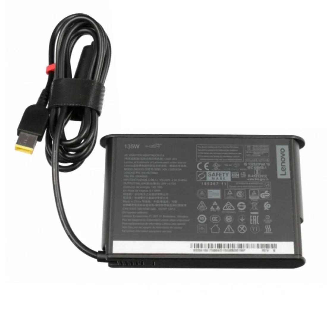 Lenovo 888015030 135W Laptop Adapter Charger with Power Cord for Select Models of Lenovo (Slim Tip Rectangular pin) - Image 2