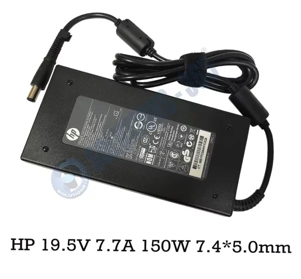 Laptop Adapter / Charger For Hp 19.5V/7.7A (150w) 7.4 x 5.0 Pin, Input Voltage: 100v - 240v~2.0a