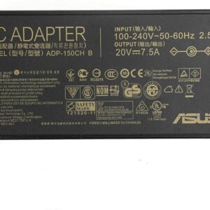 20V 7.5A 150W AC Adapter Charger for Asus TUF FX505DD FX505DT FX505DU FX705DD FX705DT FX705DU FX505DD-AL113T FX505DT-AL027T