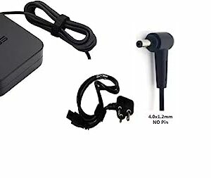 ASUS 45W Laptop Adapter/Charger with Power Cord for Select Models of ASUS (20 V, 2.37 A, 4 mm x 1.2mm Diameter)