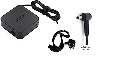 ASUS 45W Laptop Adapter/Charger with Power Cord for Select Models of ASUS (20 V, 2.37 A, 4 mm x 1.2mm Diameter)