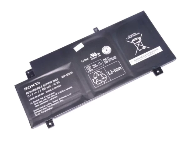 41WH Genuine Battery For SONY BPS-34A VAIO Fit 14 15 VGP-BPS34 SVF15A1ACXB