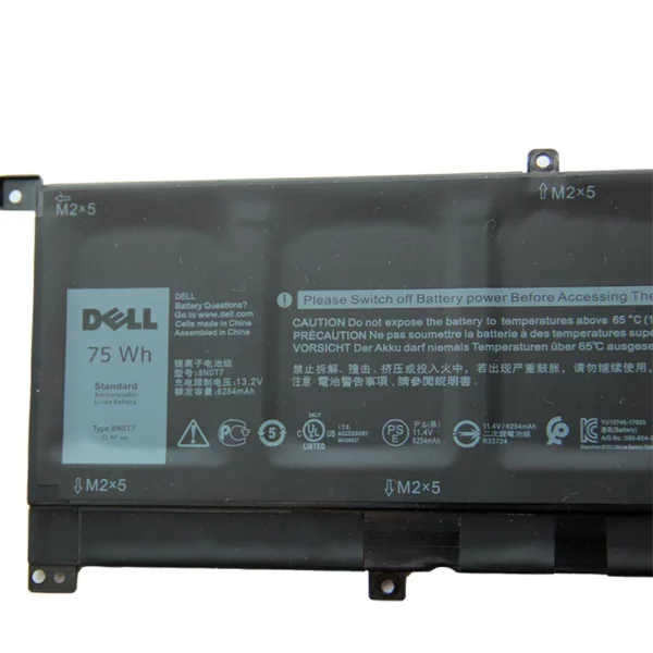 Original Dell 0TMFYT, 8N0T7, FW8KR, TMFYT Dell Precision 5530 2-in-1, XPS 15-9575-D2801TS XPS 15-9575, XPS 15 9575 Laptop Battery