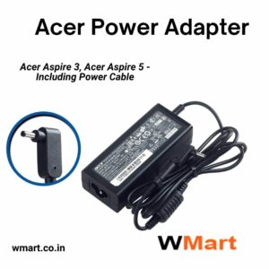 Acer Power Adapter for 19V 2.37A 45W Chromebook 11, Acer Aspire 3, Acer Aspire 5 - Including Power Cable