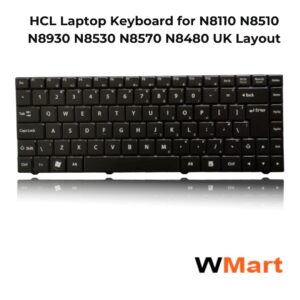 HCL Laptop Keyboard for N8110 N8510 N8930 N8530 N8570 N8480 UK Layout