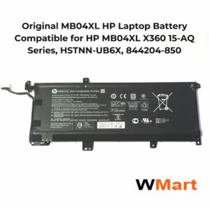 Original MB04XL HP Laptop Battery Compatible for HP MB04XL X360 15-AQ Series, HSTNN-UB6X, 844204-850