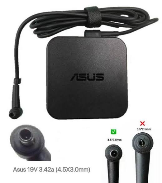 Original Asus 65W 4.5*3.0mm 19V 3.42A Charger For Asus Prime UX32VD - Image 3