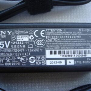 10.5V 4.3A AC Charger for Sony 45W Vaio Pro 11 13 Duo 11 13 Series PA-1450-06SP VGP-AC10V7 VGP-AC10V8 VGP-AC10V9 VGP-AC10V10-- MPN: Sony 45W