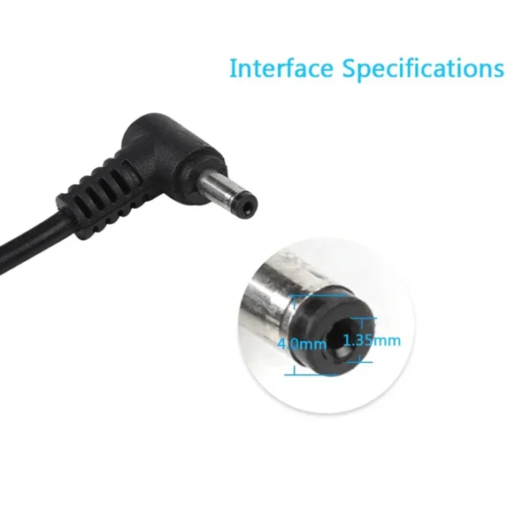 ASUS 45W 4mm x 1.2mm Laptop Adapter/Charger With Power Cord for Select Models of ASUS (19 V, 2.37 A, 4 mm x 1.2mm Diameter) (AD2037M20)-- MPN: ASUS 45W 4mm - Image 6