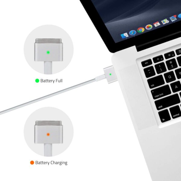 Artis AR-45W-MG2 45 Watts MG2 Laptop Adapter/Charger Compatible with MB Air 13” & MB Air 11” (14.5 V, 3.1 A) Connector: MG2 (T Tip Connector)MPN: Apple 45w Magsafe 2 - Image 4