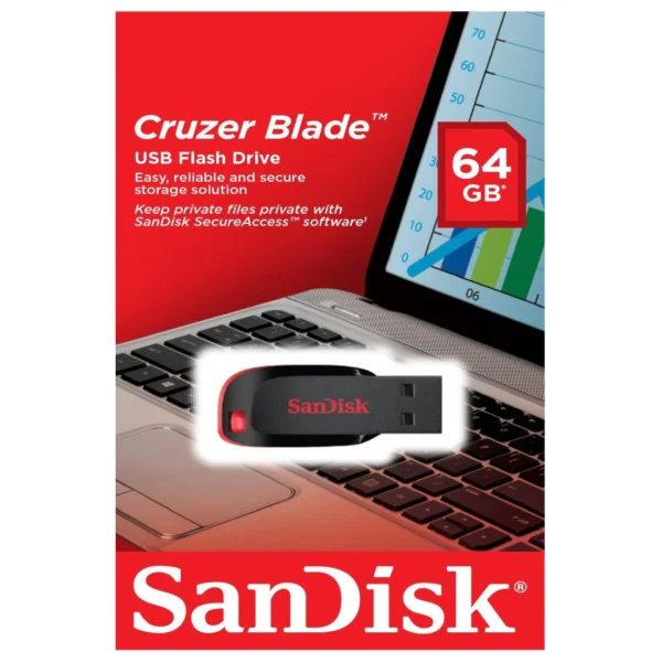 SanDisk Cruzer Blade USB 2.0 Pendrive - Image 5