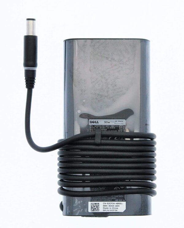 Dell 5GT3K 90W 19.5V 7.4mm Slim AC Laptop Adapter Charger with Power Cord (Black) - Image 5