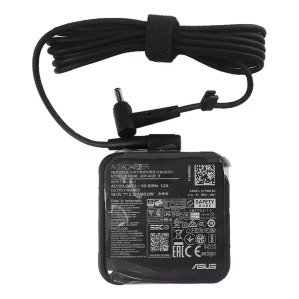 Asus Laptop Adapter/Charger for ASUS Laptop 4 mm x 1.2mm 19V 2.37A 45W (IOA)-- MPN: ASUS 45W 4mm