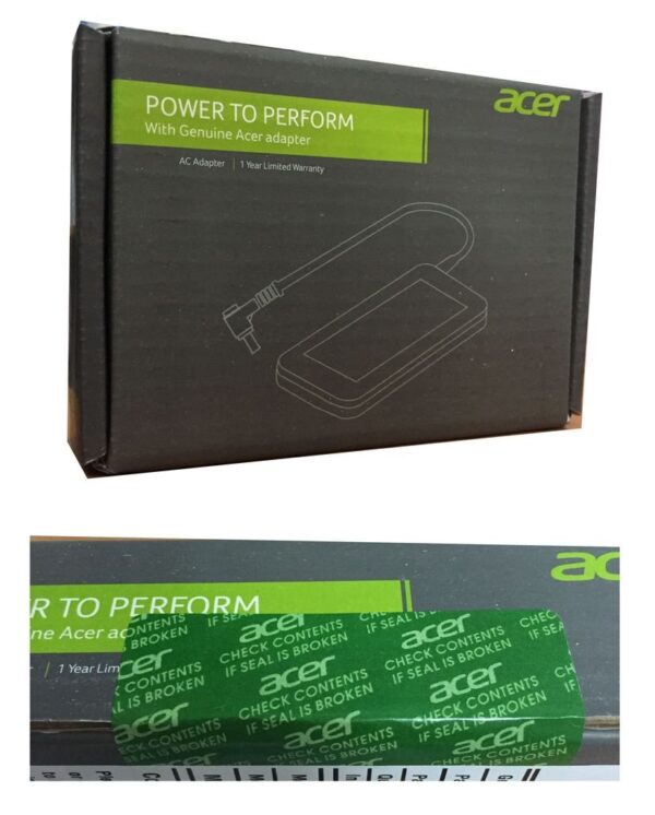 Acer Power Cable & Acer Original Genuine Laptop Battery Adapter Charger 65w 19v 3.42a Acer Aspire 5738zg 5740 5740g 5741 5741g 5741z 5742 5742g--MPN: Aspire 65W - Image 6