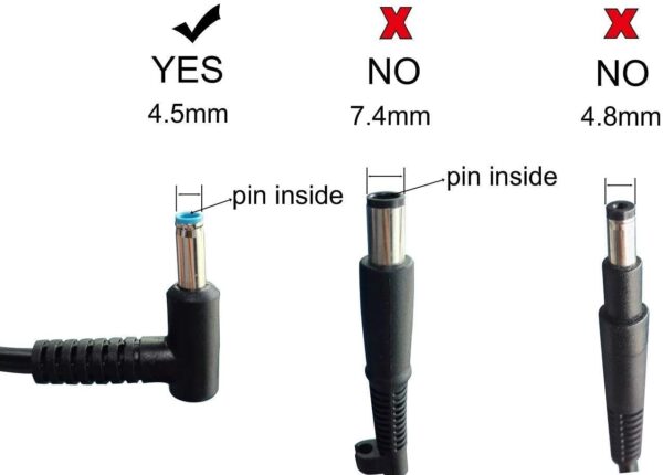 HP Pavilion High Power 4.5mm 150W Slim Adapter for HP Envy OMEN Pavilion X360 Laptops & AIO Desktops (2DR33AA)(With Power Cable) MPN: HP 150W Bluetip - Image 4