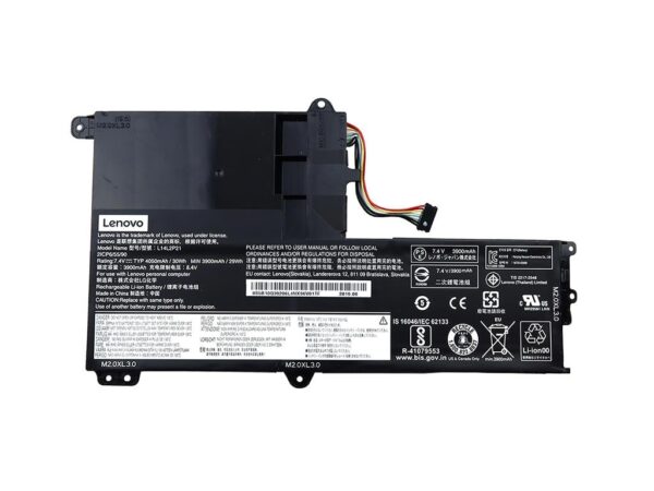 Original Laptop Battery For L15L3PB0/ L15M3PB0 L14M3P21 L14L3P21 for Lenovo Ideapad Flex 4-1470 [ 11.4V,52.5Wh]- Black