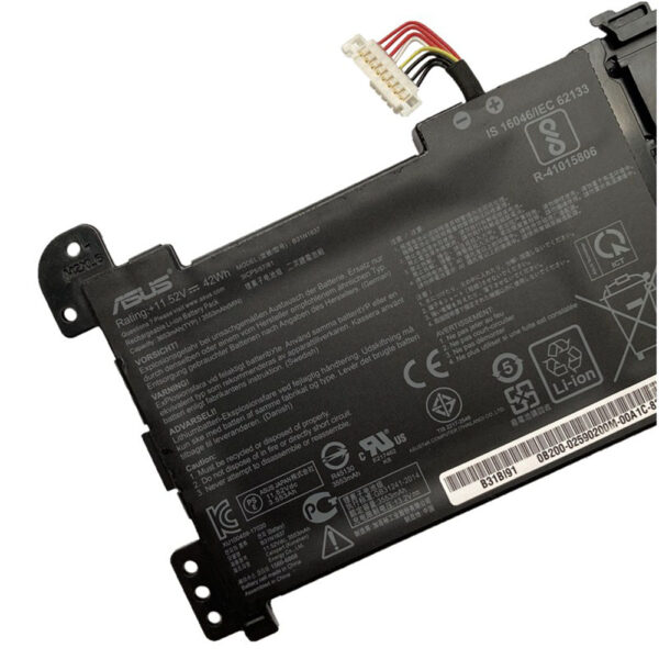 B31N1637 C31N1637 42Wh Laptop Battery for Asus VivoBook S5100U X510 X510U X510UF X510UQ X510UR X510UN S510UQ S510UA S510UR - Image 3