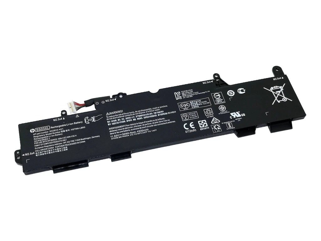 11.55V 50Wh HP original SS03XL Laptop Battery Compatible with HP EliteBook 735 740 745 755 830 840 846 ZBook 14u G5 HSTNN-LB8G 933321-855 932823-421