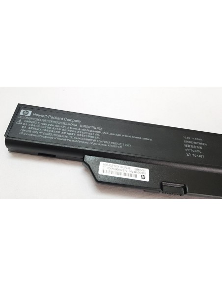 HP replacement battery for HP Compaq 550 610 615 6720 6720s 6730s 6735s 6800 6820 6820S 6830s HSTNN-FB52 6 Cell-- MPN: DD06 - Image 2
