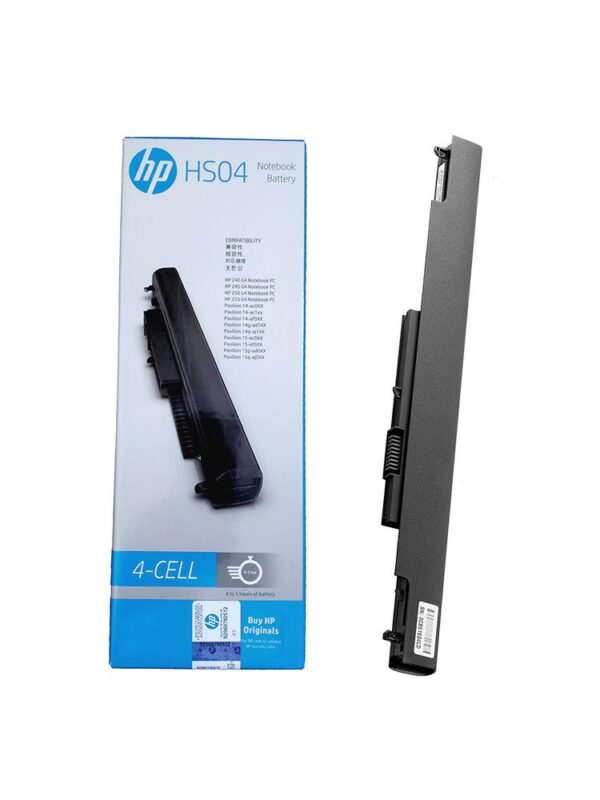 HP 807957-001 – 4 Cell HS04 HP Original Laptop Notebook Battery- MPN: HS04