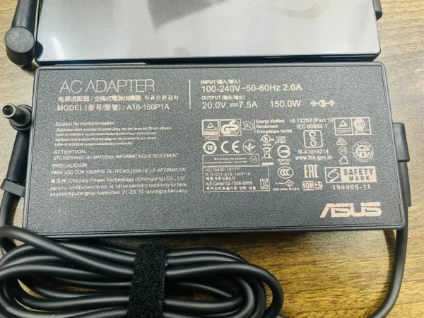 20V 7.5A 150W AC Adapter Charger for Asus TUF FX505DD FX505DT FX505DU FX705DD FX705DT FX705DU FX505DD-AL113T FX505DT-AL027T MPN: Asus 150w Sony pin - Image 7