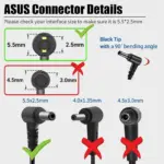 19.5V 9.23A 180W Laptop Charger, Compatible with Asus ADP-180MB F FA180PM111 ROG G750JM Gaming Laptop AC Adapter - Image 7