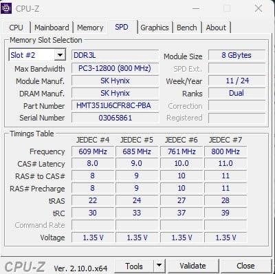 8GB DDR3L Laptop RAM PC3L-12800S Compatible SK hynix 1600 MHz with 3 Years Door Step Warranty (This ram is NOT for Desktop) - Image 5