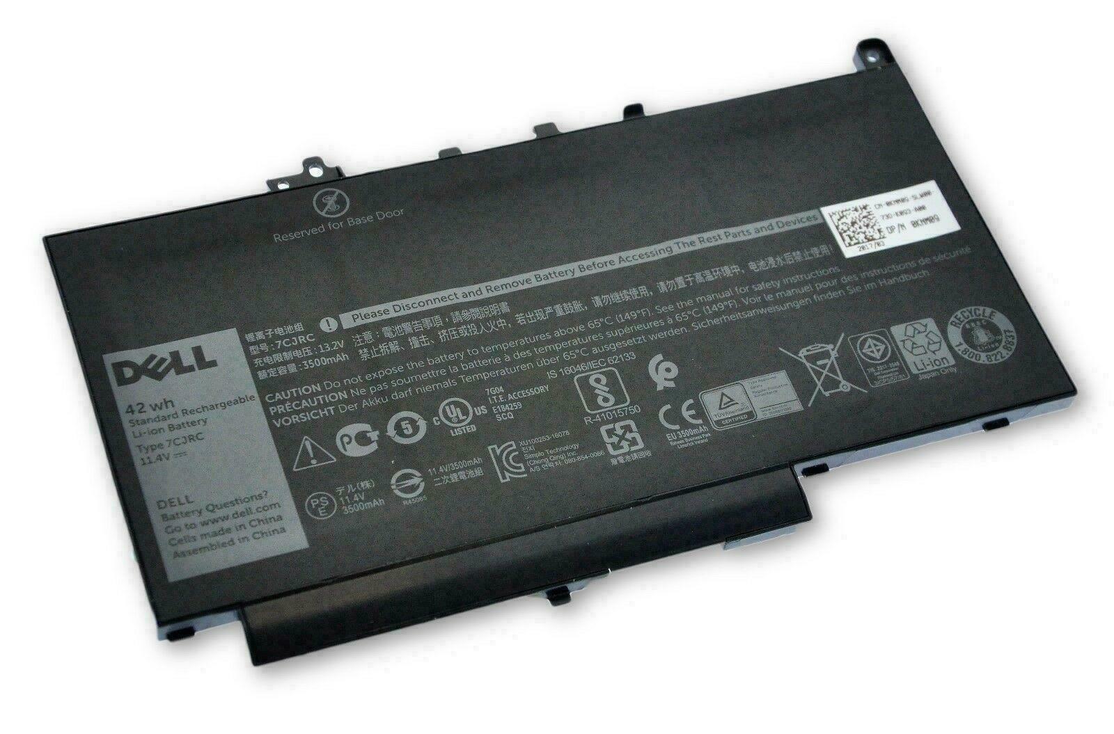 Authentic Dell Latitude E7470 E7270 42 Wh 7 CJRC Battery
