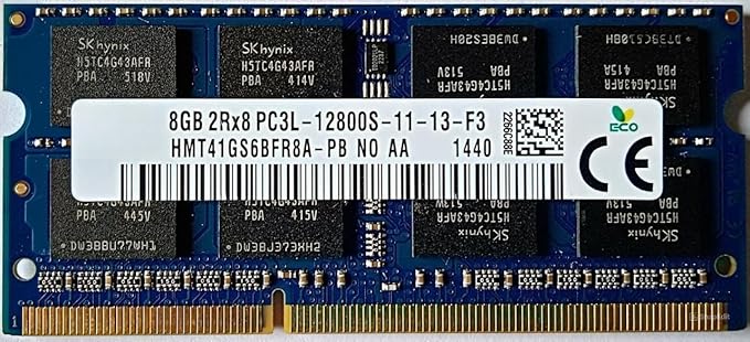 8GB DDR3L Laptop RAM PC3L-12800S Compatible SK hynix 1600 MHz with 3 Years Door Step Warranty (This ram is NOT for Desktop)