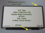 15.6″ 40 Pin Touch Screen for HP Pavilion 15-CK069TX 15-CC610MS (40 pin narrow) - Image 4