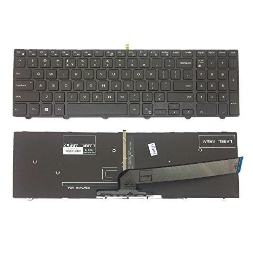 49_2048x2048 Dell Inspiron 15 3000 5000 3541 3542 3543 3551 3558 5542 5545 5547 Laptop Keyboard Black with back light P/N 0G7P48 - Image 1
