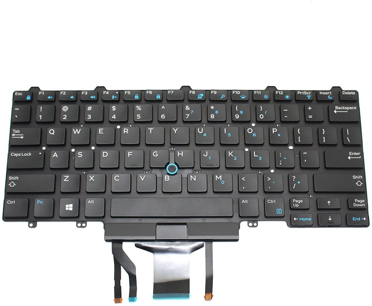 5450_2048x2048 Replacement Backlit Keyboard with Point Stick for Dell Latitude 14 5000 (E5450) (E5470) 14 7000 (E7450) (E7470) Series PN: 0D19TR - Image 1