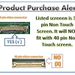 Lenovo G50-30 G50-45 G50-70 G50-80 Screen for Laptop (15.6 Slim, 30 Pin)