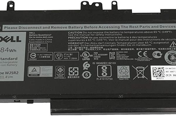 11.4V 84Wh Original WJ5R2 Laptop Battery Compatible with Dell Precision 3510 4F5YV Series