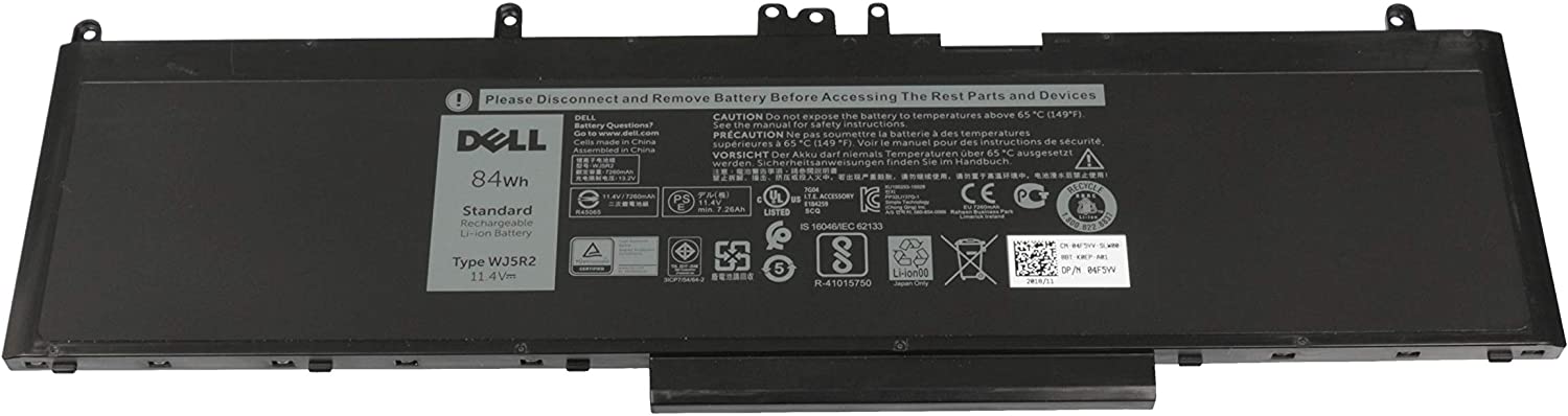 71WDiq672PL._AC_SL1500_2048x2048 11.4V 84Wh Original WJ5R2 Laptop Battery Compatible with Dell Precision 3510 4F5YV Series - Image 1