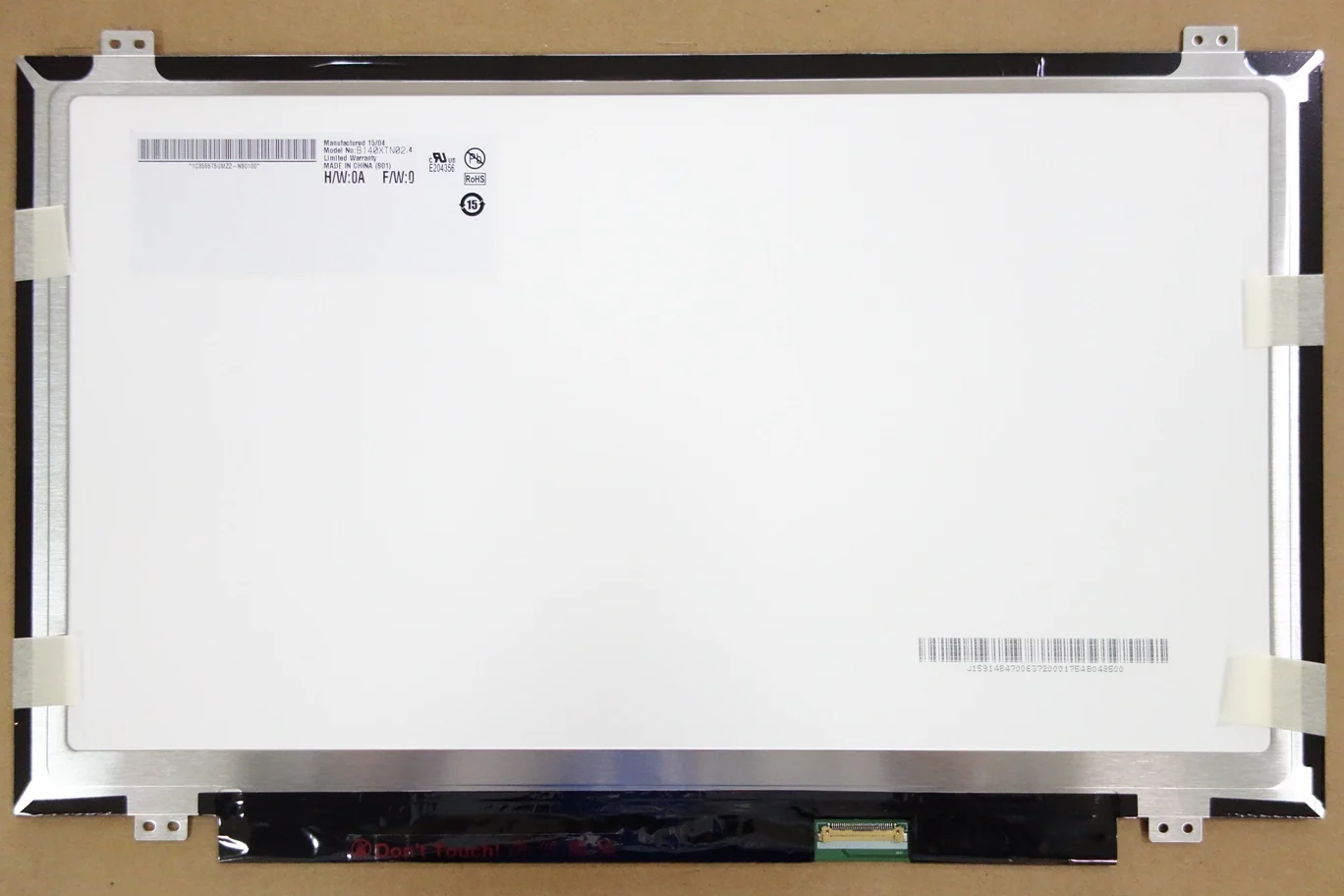 S-LED140-1366R30_2048x2048 HP ProBook 640 G1 Lenovo IdeaPad 100s 110-14IBR U430P Z410 Slim 14.0″ LED 1366*768 WXGA-HD Bottom Right 30 PIN, Twin Holes Top & Bottom Bracket - Image 1