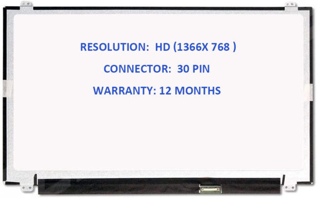 dell-5558-screen-hd-650x406 Dell inspiron 15 5558 5559 p51f001 Laptop screen 15.6′′30 pin WXGAHD LCD LED 1YR - Image 1
